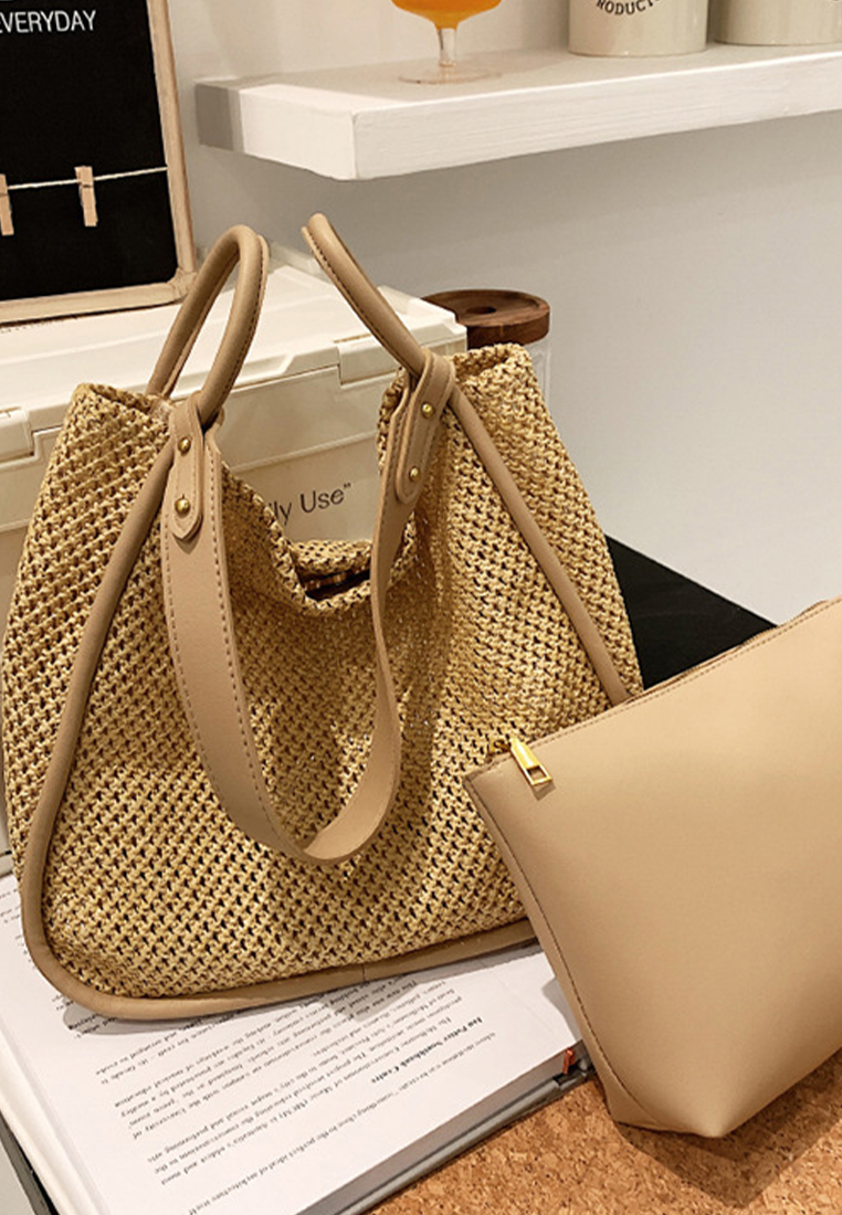 2023 New Women Large Capacity Shopping Bag Tote Bag CA080706WH