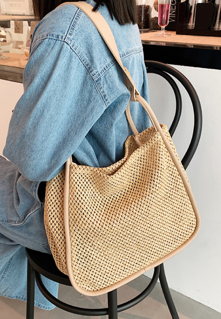 2023 New Women Large Capacity Shopping Bag Tote Bag CA080706WH