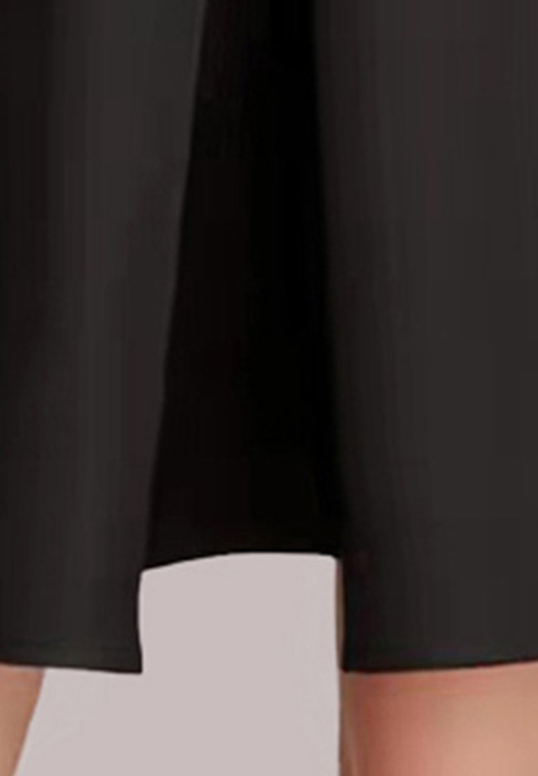 French Suspenders High Waist A-Line One-Piece Dress A22050504