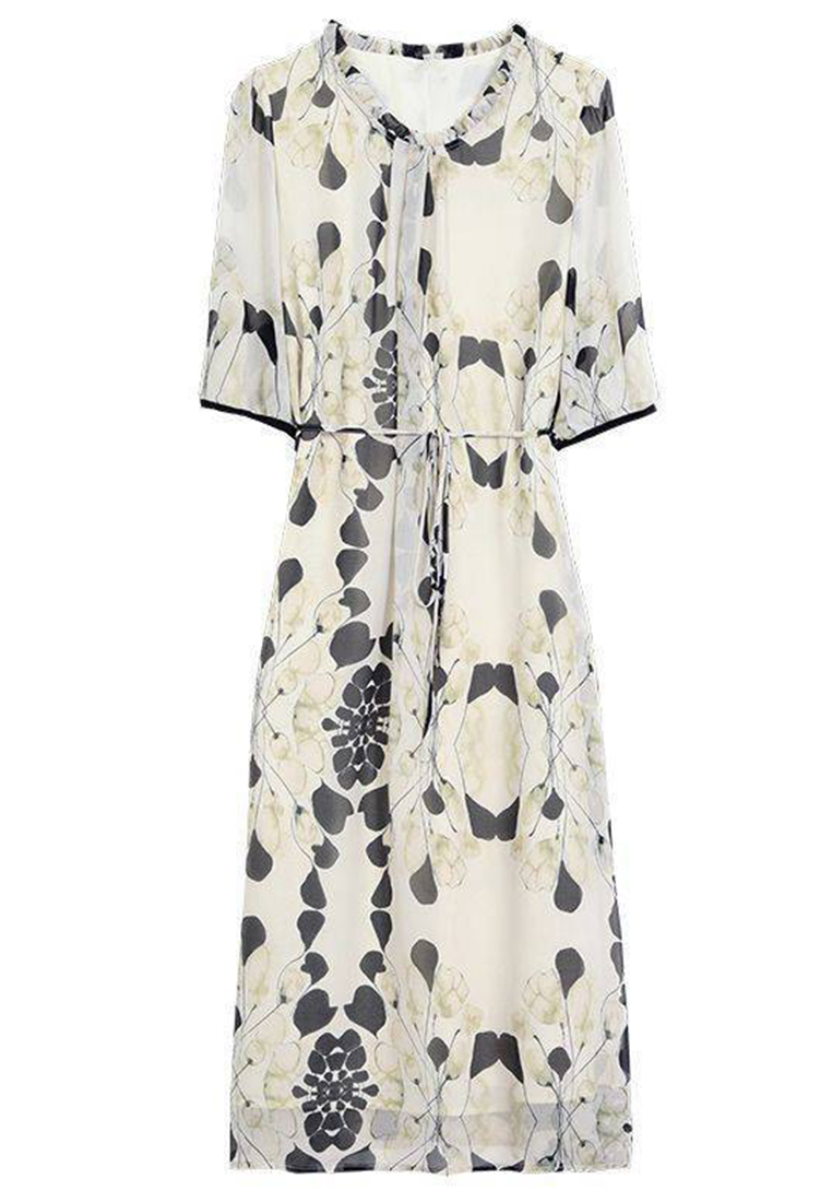 2023 New Summer Fashion Silk Printed Dress CA072407