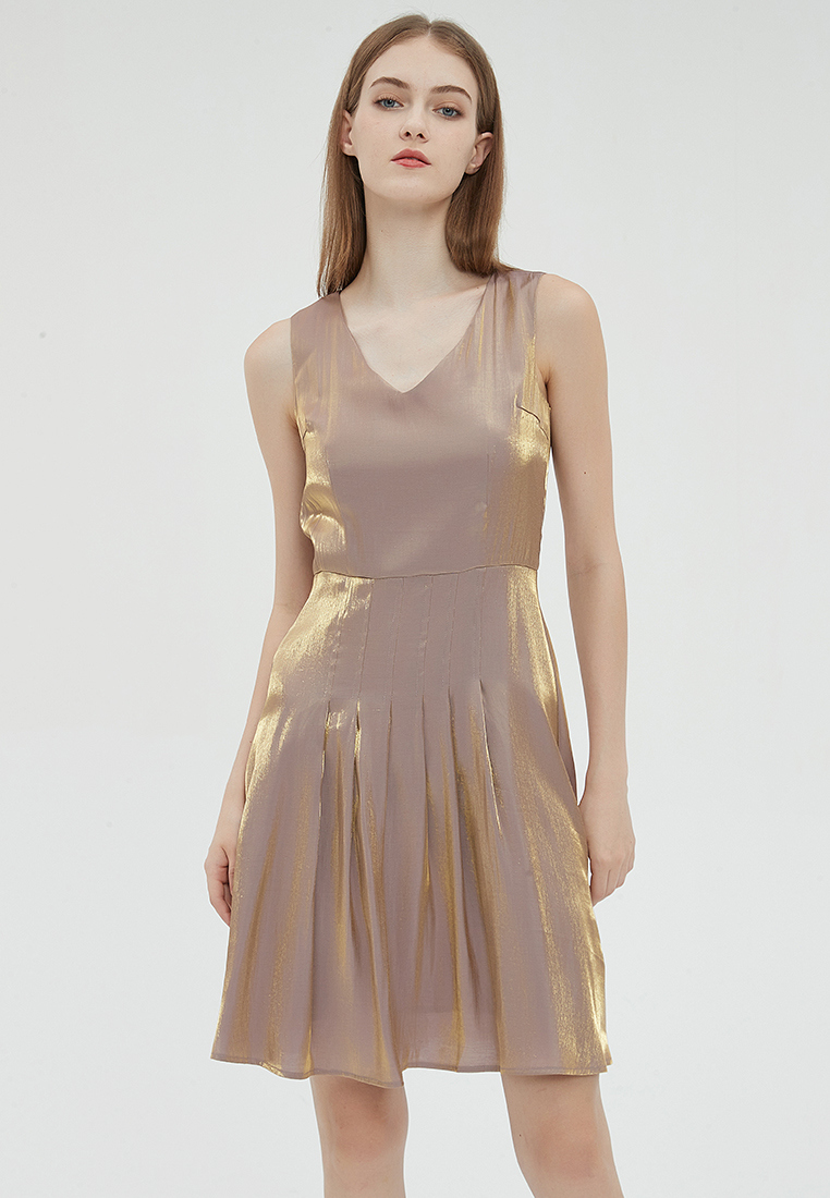 2023 Designer new summer Collection Sleeveless Elegant Dress B23070509