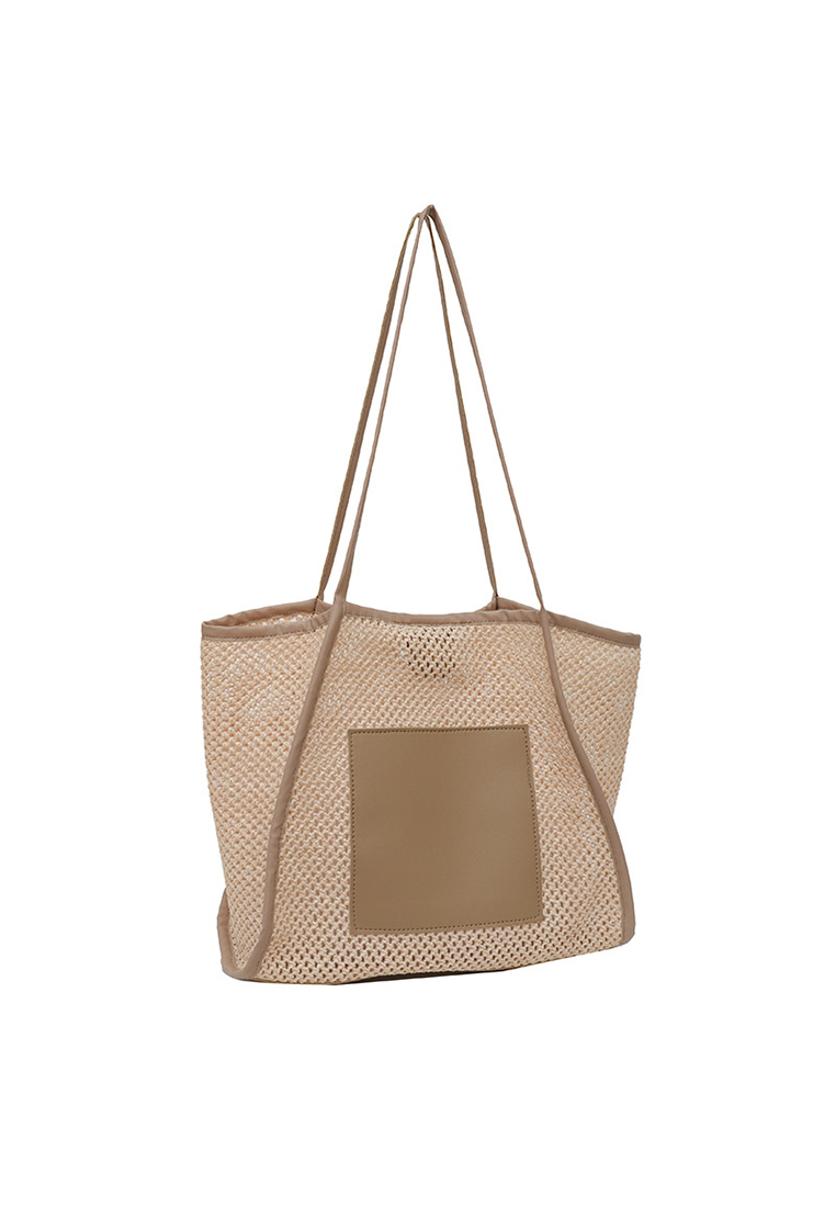 2023 New Summer Woven Bag Shoulder Bag Tote Bag CA080709BE
