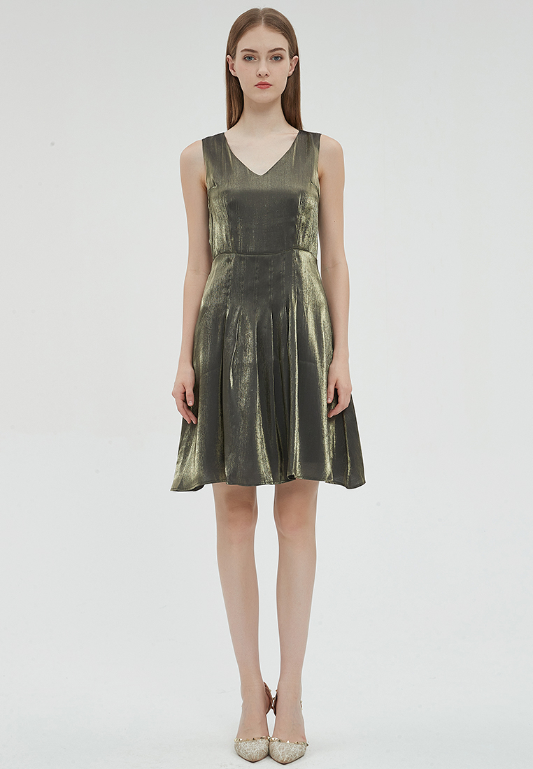 2023 Designer new summer Collection Sleeveless Elegant Dress B23070509