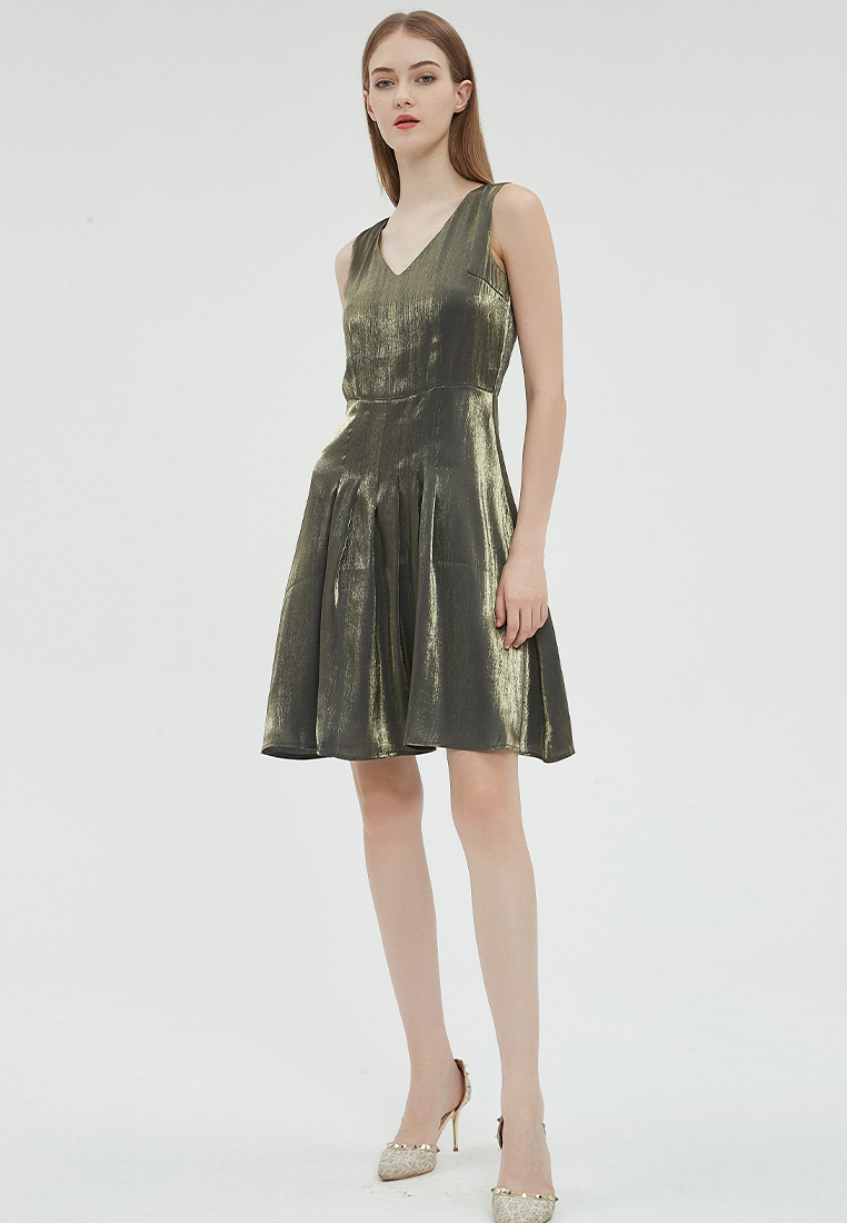 2023 Designer new summer Collection Sleeveless Elegant Dress B23070509