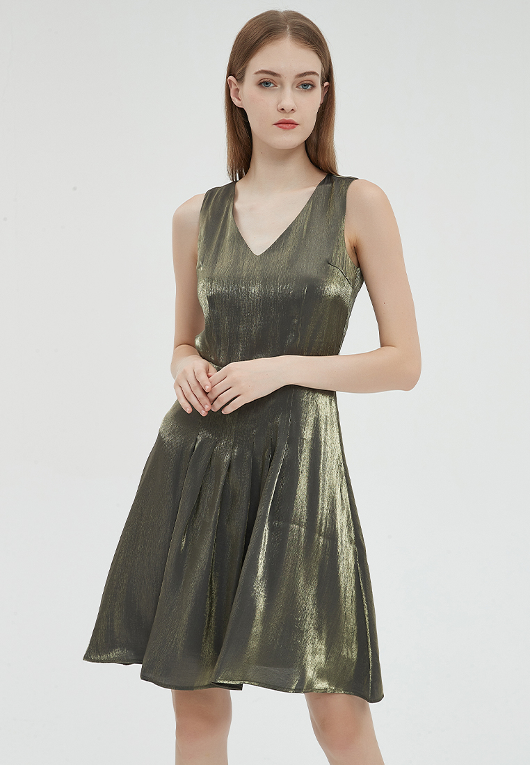 2023 Designer new summer Collection Sleeveless Elegant Dress B23070509