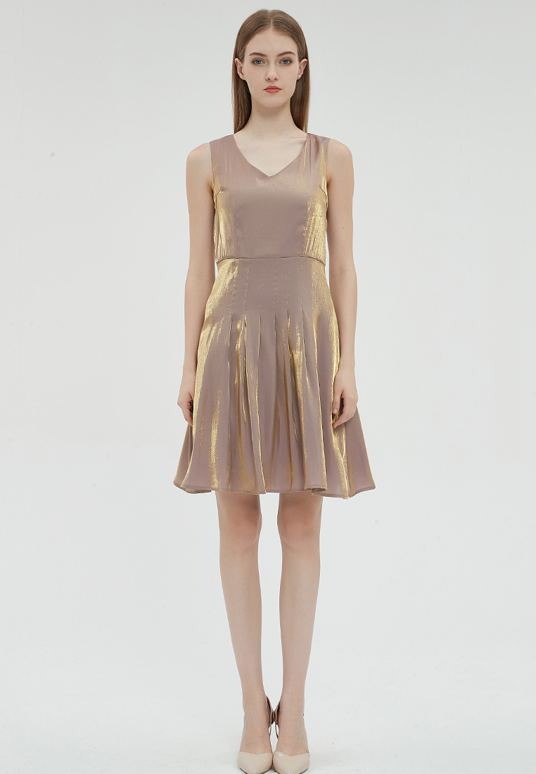 2023 Designer new summer Collection Sleeveless Elegant Dress B23070509