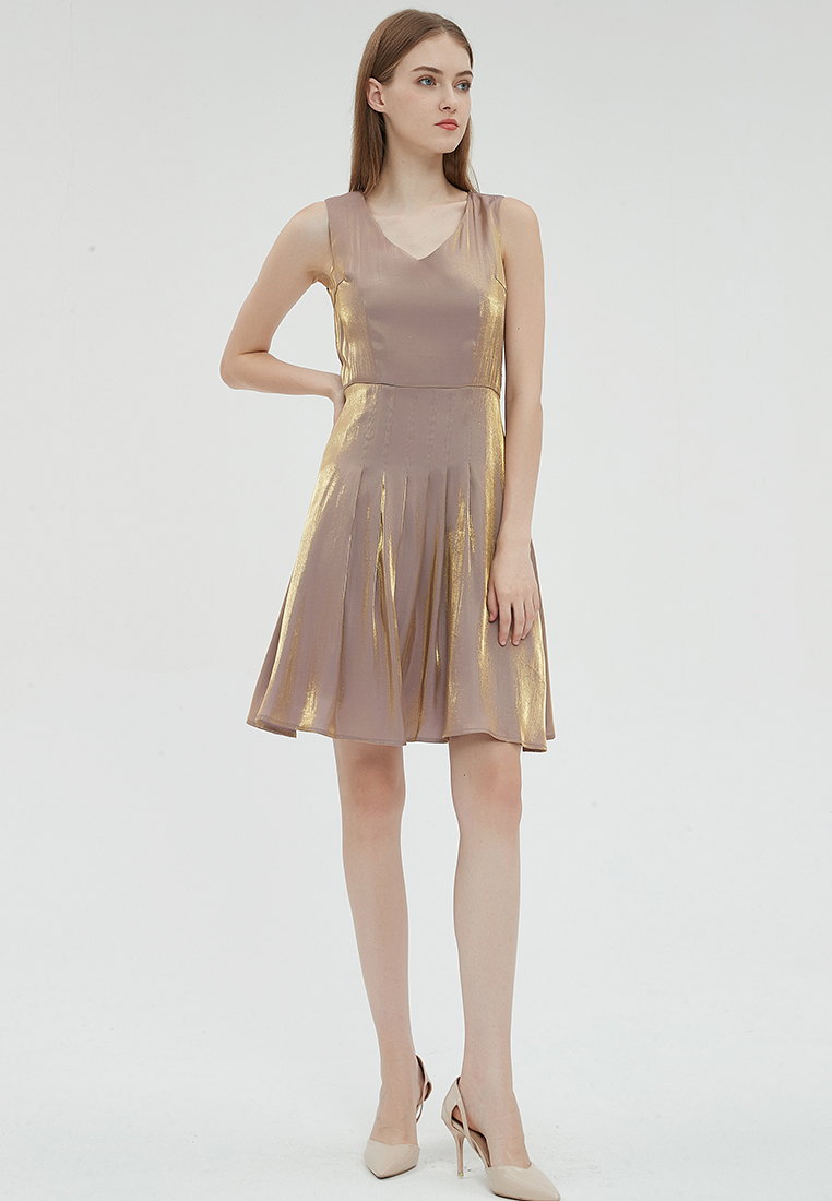 2023 Designer new summer Collection Sleeveless Elegant Dress B23070509