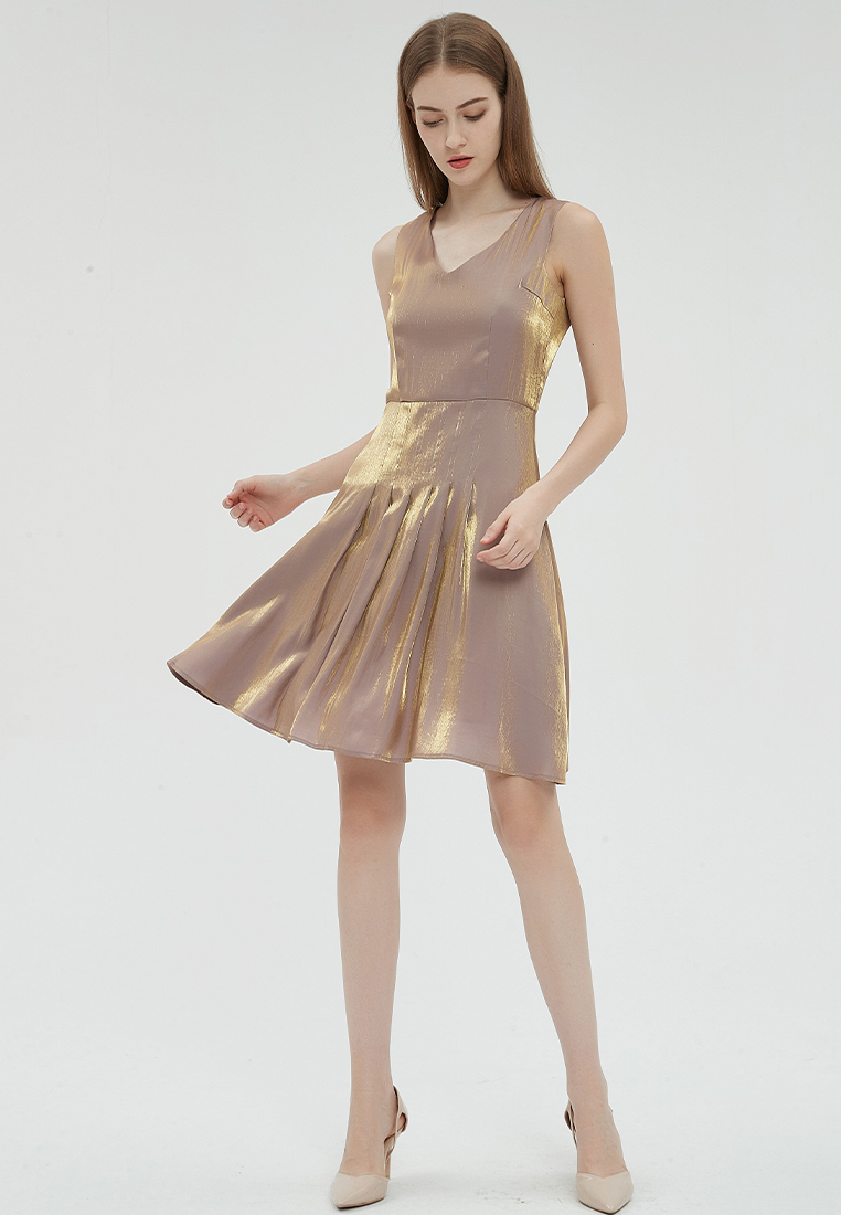 2023 Designer new summer Collection Sleeveless Elegant Dress B23070509