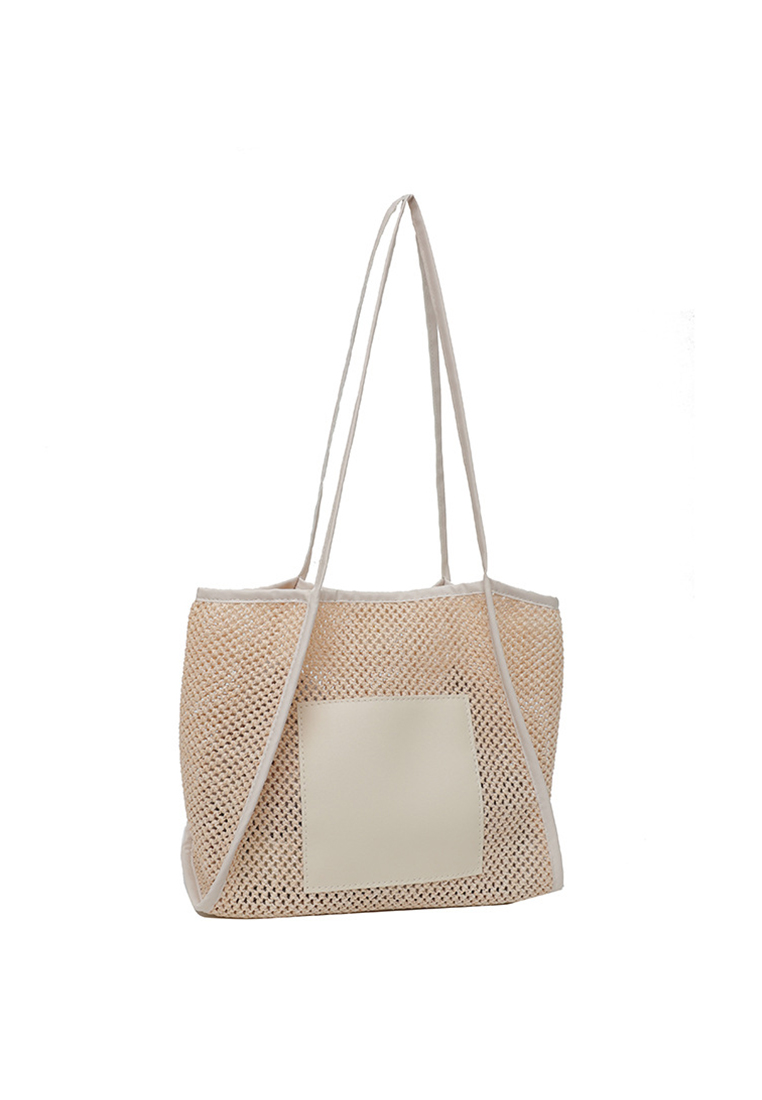 2023 New Summer Woven Bag Shoulder Bag Tote Bag CA080709BE