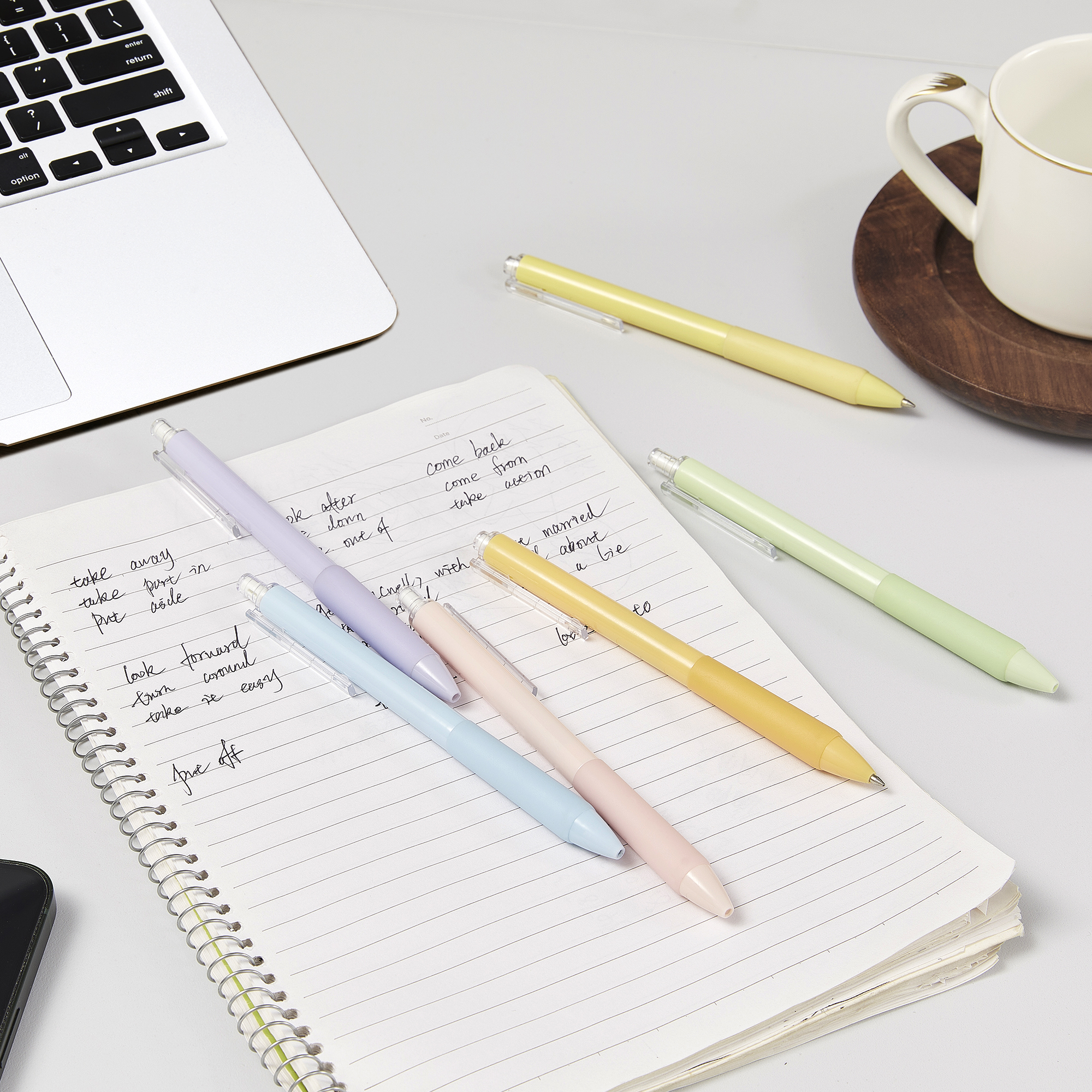 Ballpoint Pens Black Ball Point Office Pens 0.7mm Point Pen for Woman and Man (6-count)