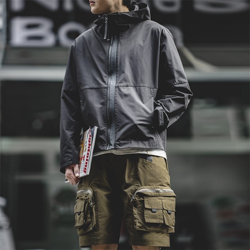 Maden Mountain Outdoor Men's Multi-pocket Cargo Shorts Casual Hiking Work Tactical Shorts 2023 Summer Loose Military Short Pants