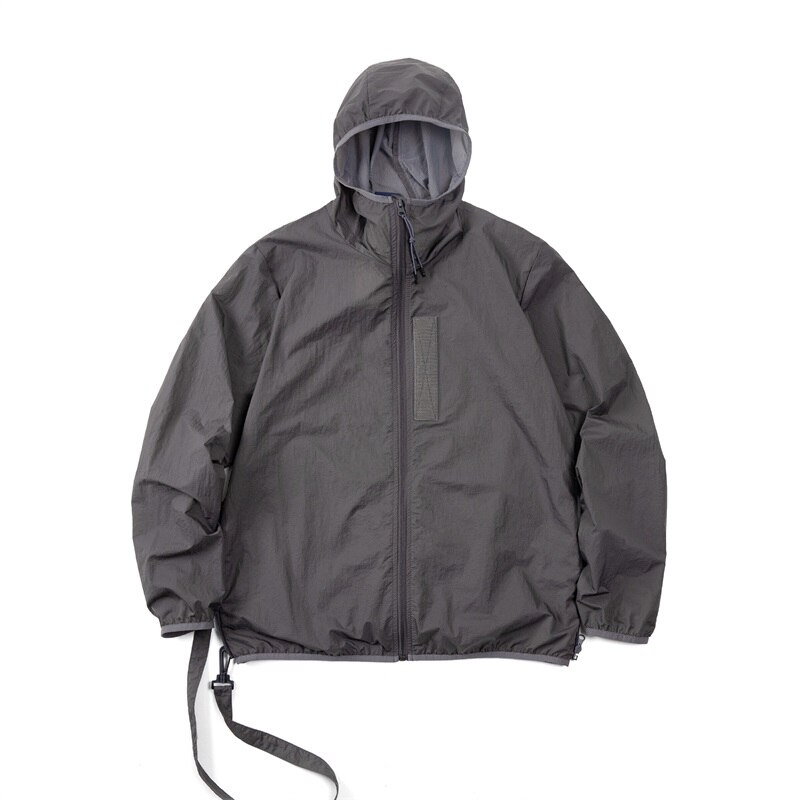 Maden Men's UPF 50+ UV Full Zip Sun Protection Jacket Light Thin Breathable Packable Fishing Windbreaker Hiking Hooded Skin Coat