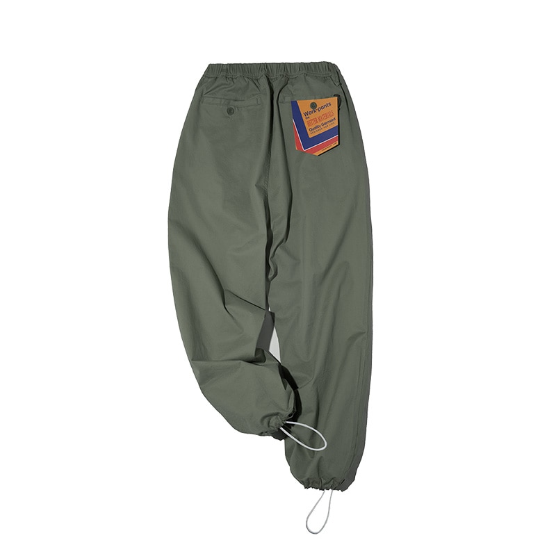 2022 Maden Easy Cargo Pants For Men Loose Casual Pocket Rope Drawstring Pant Overalls Vintage Man Clothing