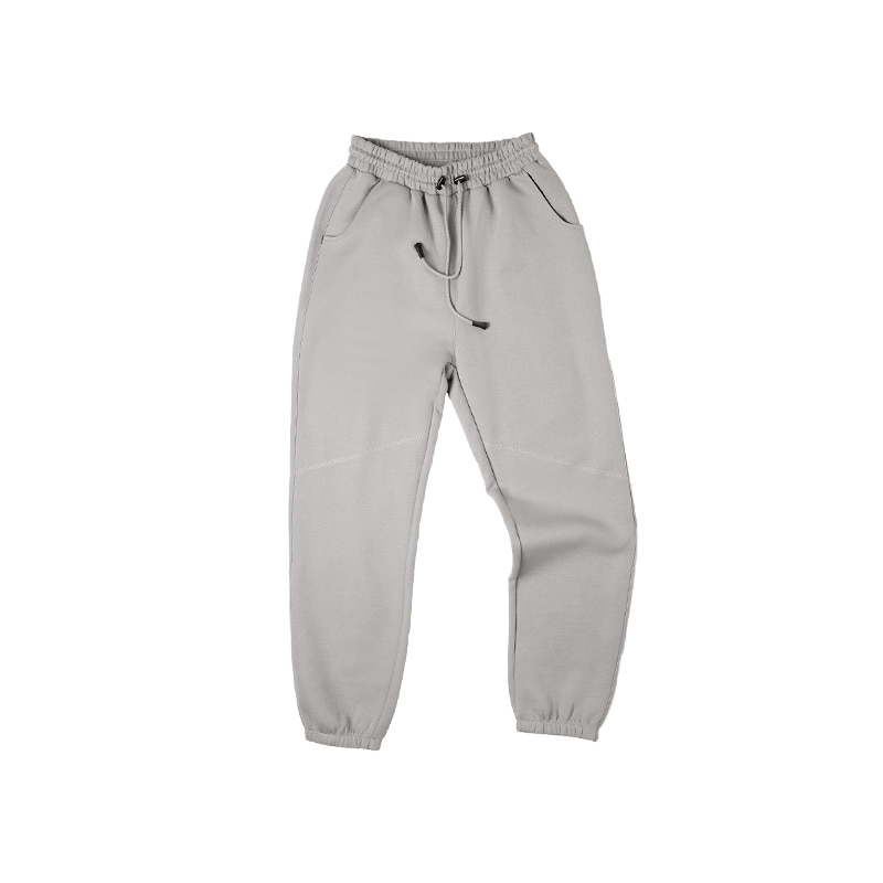 Maden Casual Jogging Sweatpants for Men Cotton Drawstring Sport Pants Elastic Waist Straight Baggy Trousers Essential Joggers