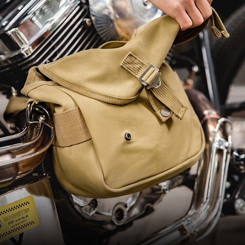 Maden American Vintage M1961 Letter Canvas Crossbody Bags for Men Designer Shoulder Strap Handbags Essential Waist Messenger Bag