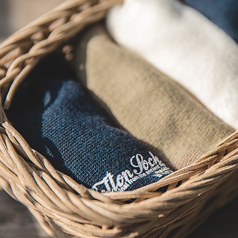 Maden Men’s 3 Pack Pair Summer Cotton Socks Boat Non-Slip Silicone Invisible Boat Socks Ankle Socks White Khaki Blue