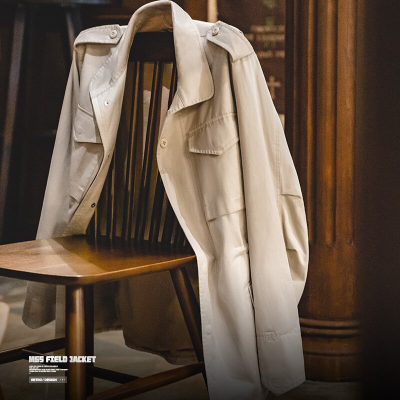 Maden Vintage Military M65 Jackets for Men Outdoor Windbreaker Tactical Coats Oversize Racing Hiking Jacket Male Brand Clothing