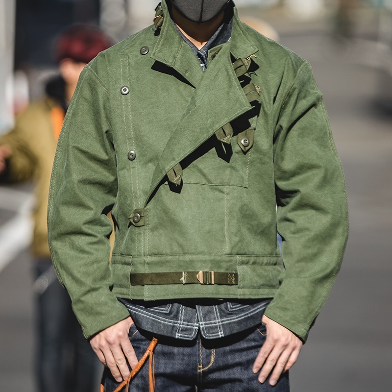 Vintage green bomber on sale jacket