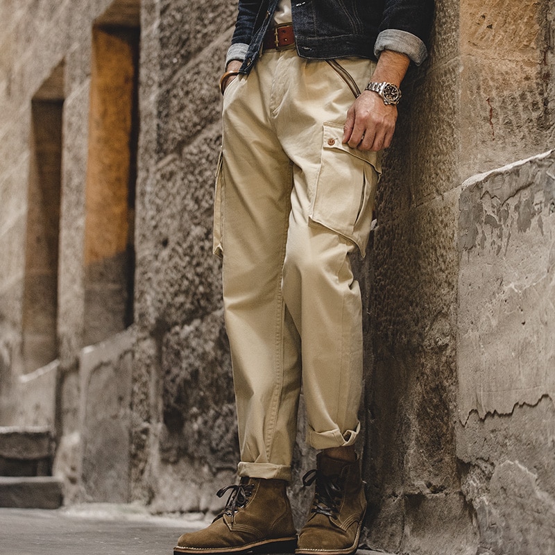 Trendy Loose Cargo Pants Men's Joggers Multi Flap Pocket - Temu Germany
