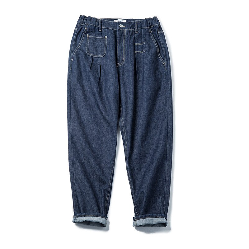 Maden Retro Denim Wash Baggy Men's Jeans Wide Leg