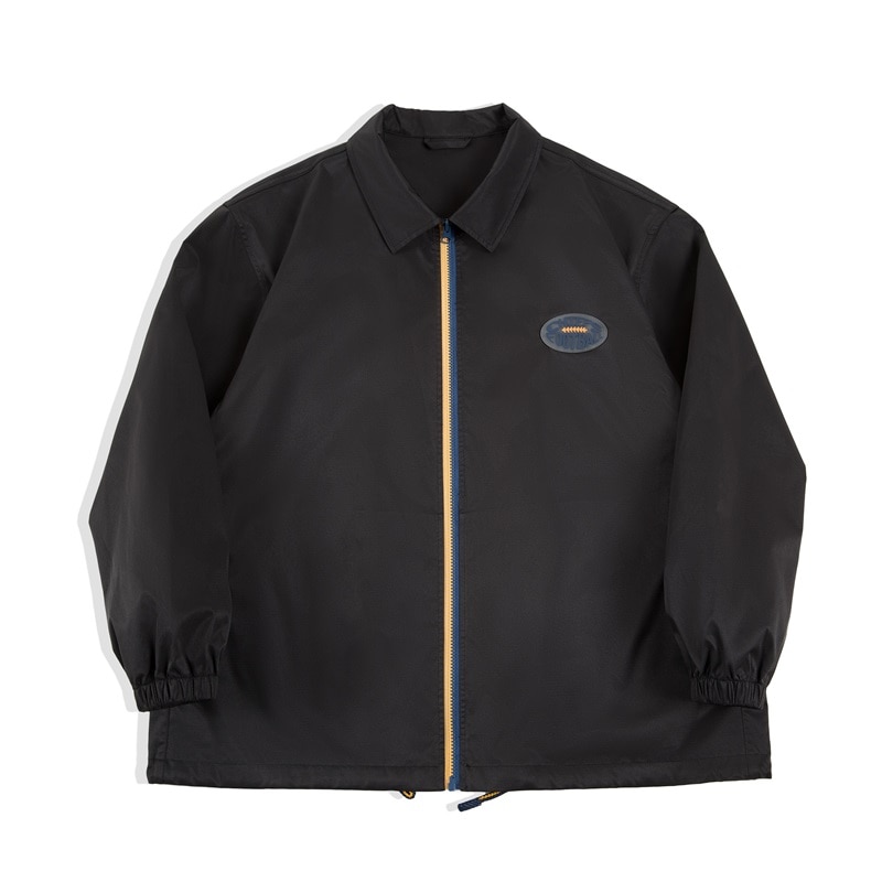 Maden Japanese Vintge Nylon Coach Jackets for Men City Boy Collision Color Zipper Streetwear Jacket Hip Hop Spring Sportswear