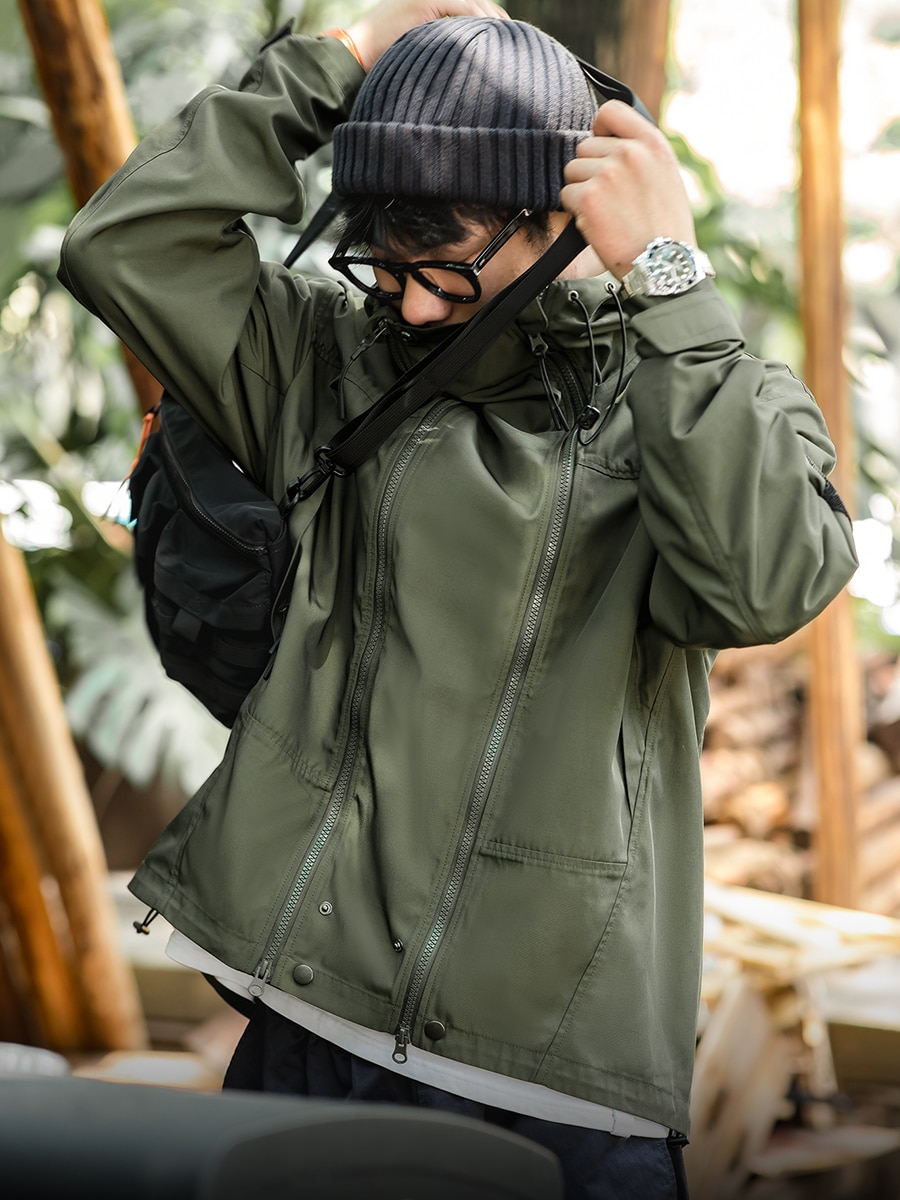 Double 2025 zipper parka