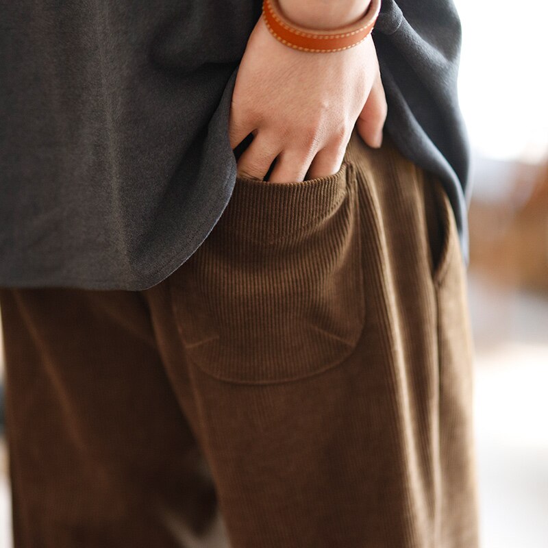 Maden Men's Chenille Fabric Pants Iron-free Drape Straight Long Pants Autumn Casual Trousers Oversized Sweatpants Tracksuits