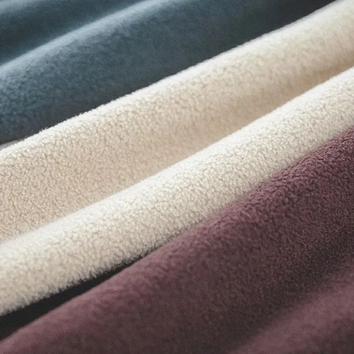 Maden Warm Fleece Sweatshirts For Men Polar Pullover Loose Splicing Jacket Casual Sweatshirarajuku Coat Sportswear Man Clothing