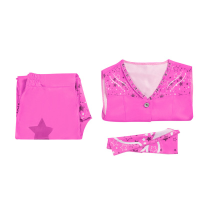 2023 Barbie Movie Margot Robbie Barbie Pink Western Cosplay Costume Outfits