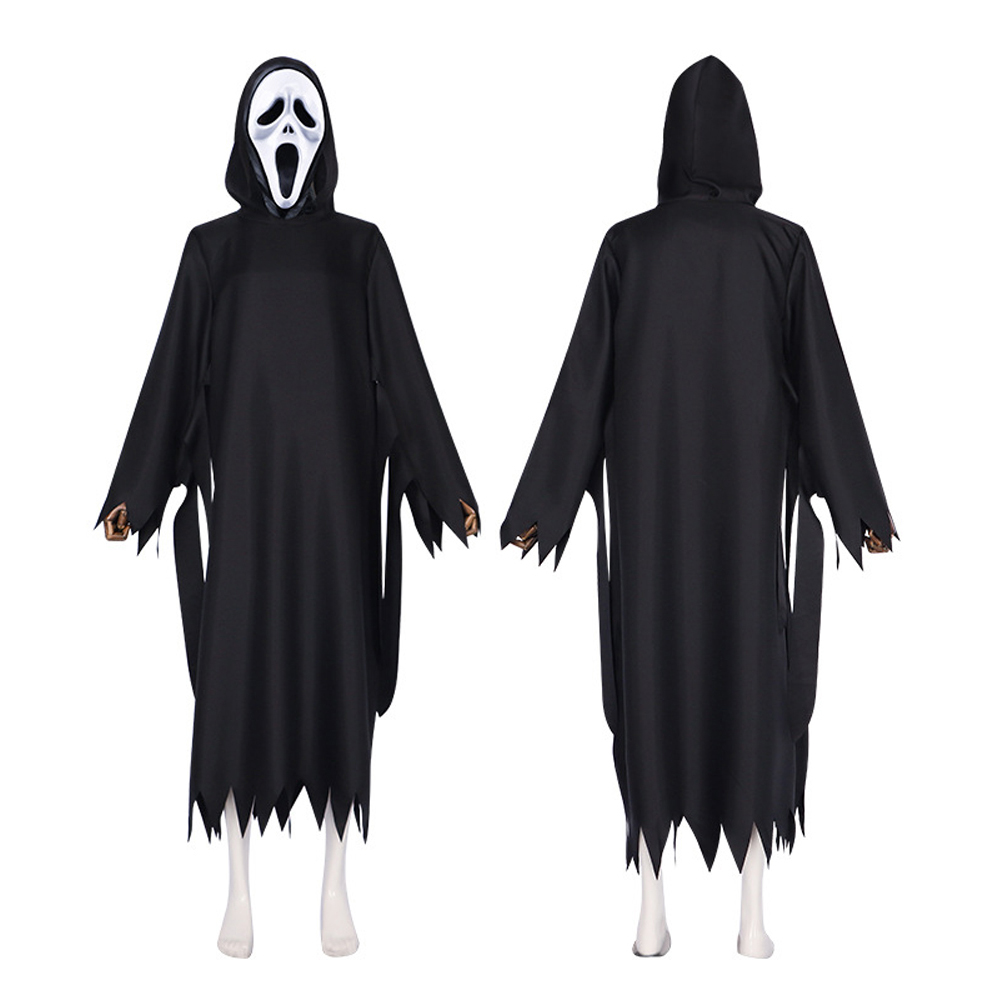 Scream VI Grimace Killer Halloween Cosplay Costume Mask Carnival Suit