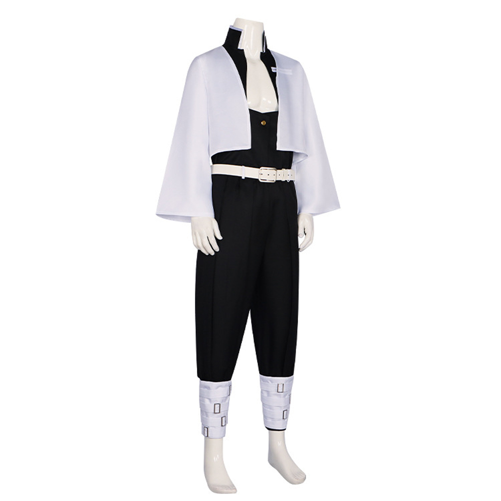 Shinazugawa Sanemi Demon Slayer Kimetsu no Yaiba Cosplay Costume Halloween Carnival Party Suit