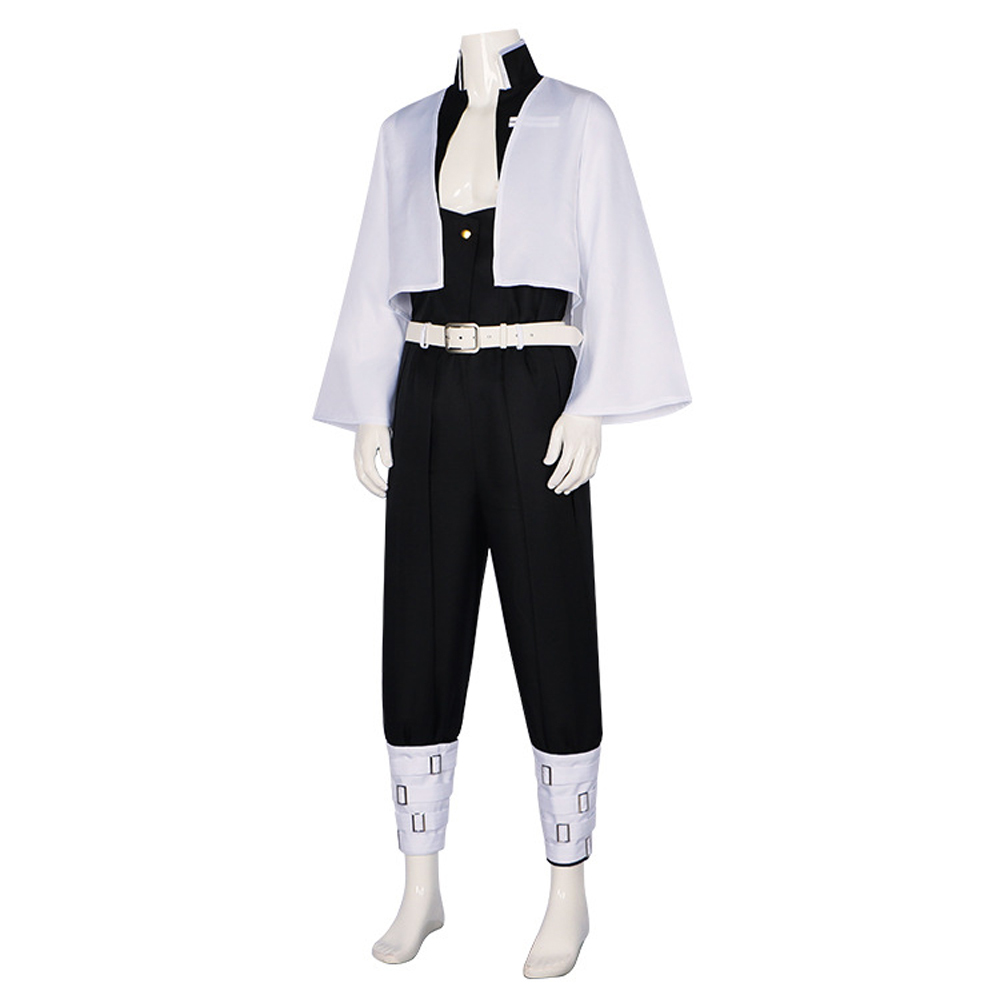 Shinazugawa Sanemi Demon Slayer Kimetsu no Yaiba Cosplay Costume Halloween Carnival Party Suit