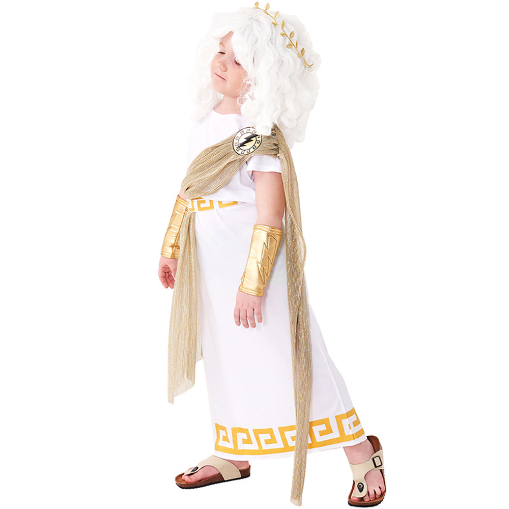 ancient greek mythology zeus Children Halloween carnival costume for kids