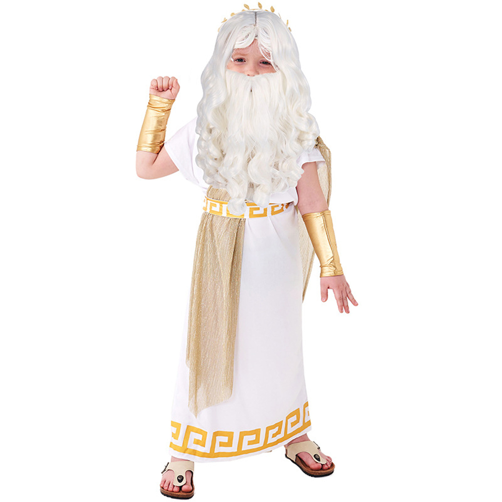 ancient greek mythology zeus Children Halloween carnival costume for kids