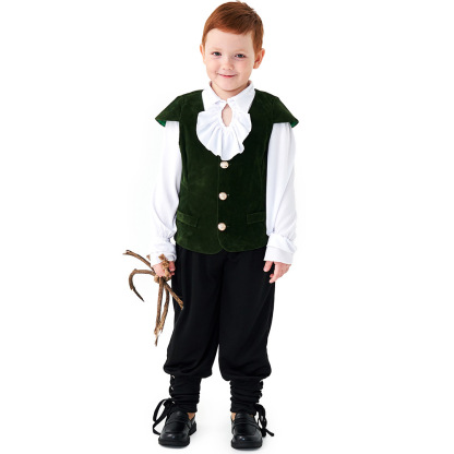 Vampire renaissance victorian pirate knight Children Halloween carnival costume for kids