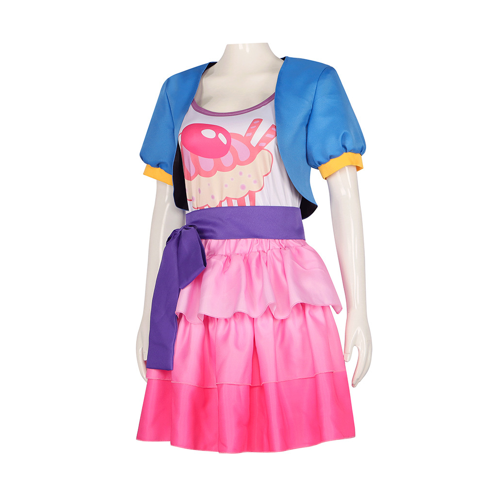My Little Pony Friendship Is Magic Pinkie Pie Outfits Halloween Carnival Suit Cosplay Costume