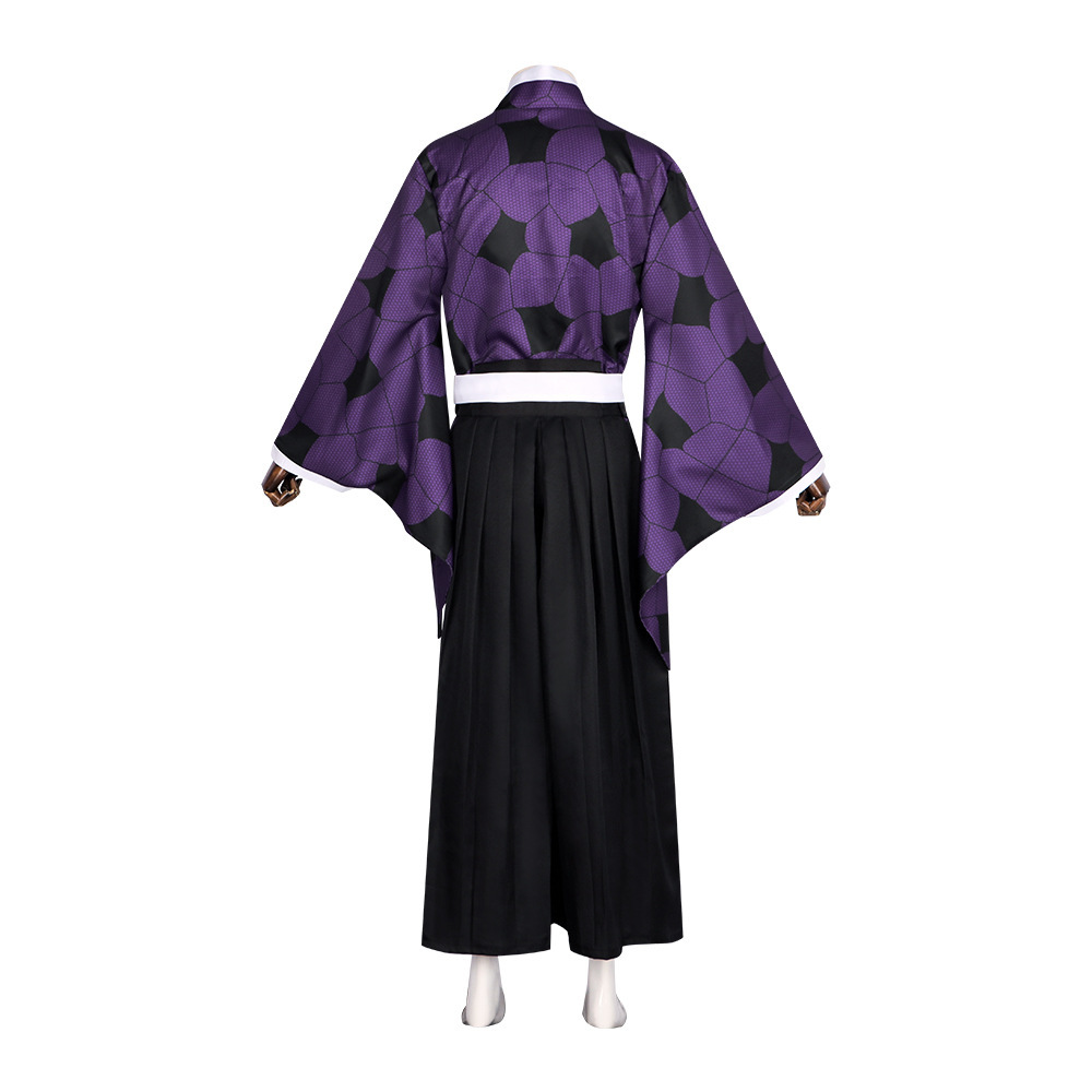 Demon Slayer Kimetsu no Yaiba Kokushibou Kimono Outfits Halloween Cosplay Costume