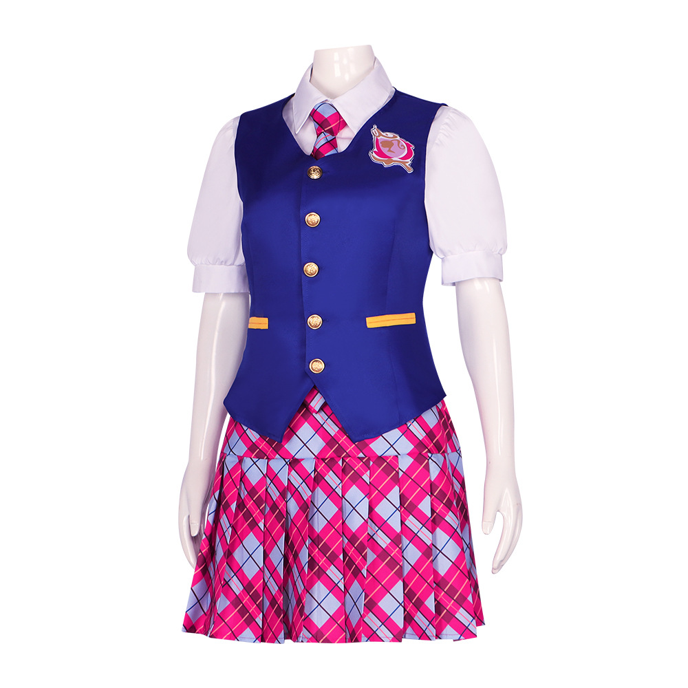 Barbie Princess Charm School Delancey Devin Cosplay Costume Outfits Halloween Carnival Suit