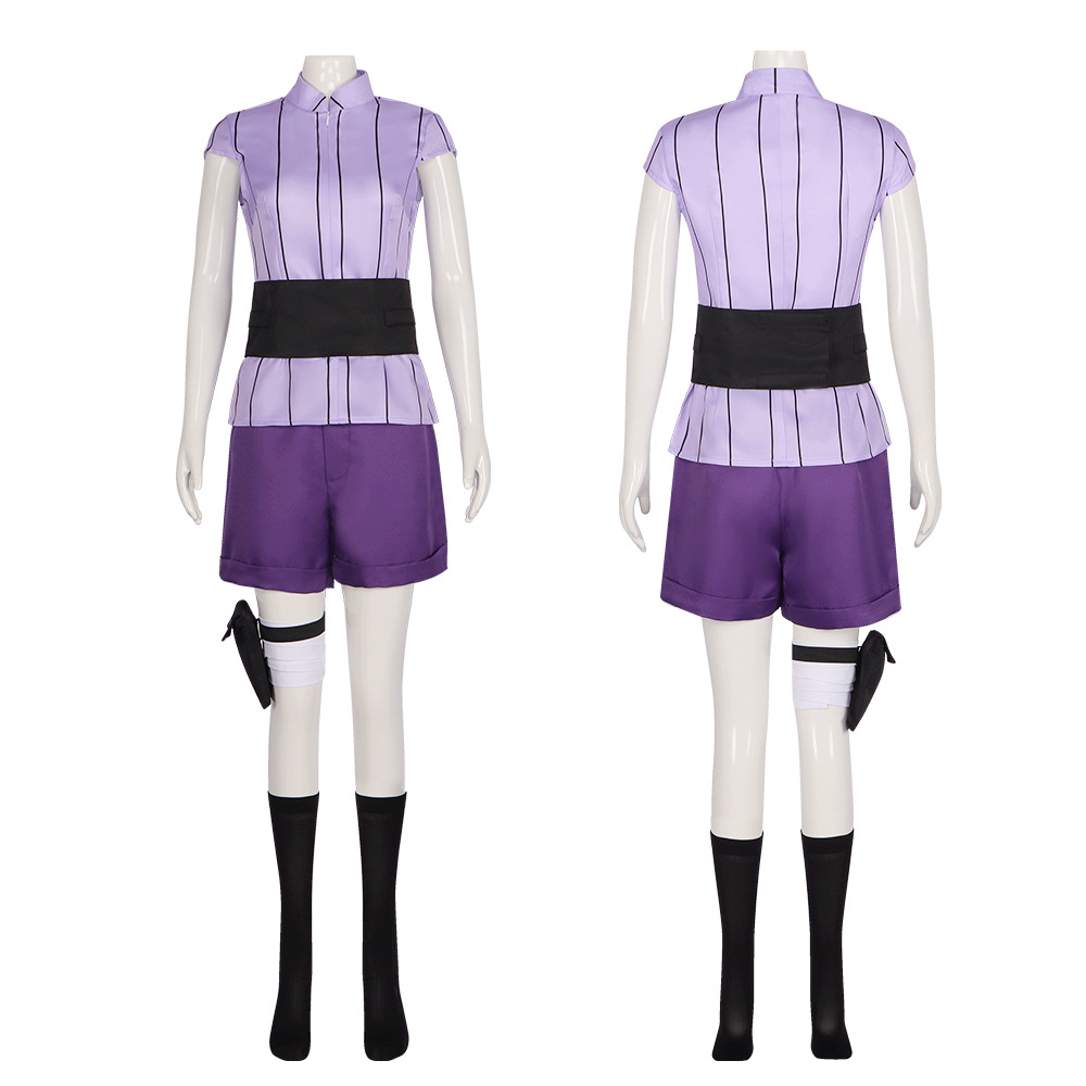Hinata Hyuga Naruto Outfits Halloween Carnival Suit Full Set Cosplay Costume