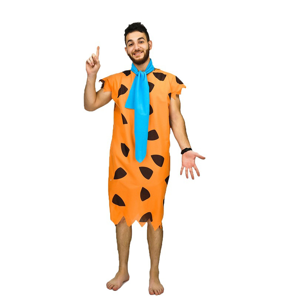 Men Wilma Flintstone Outfits Cosplay Costume Halloween Adults Kids