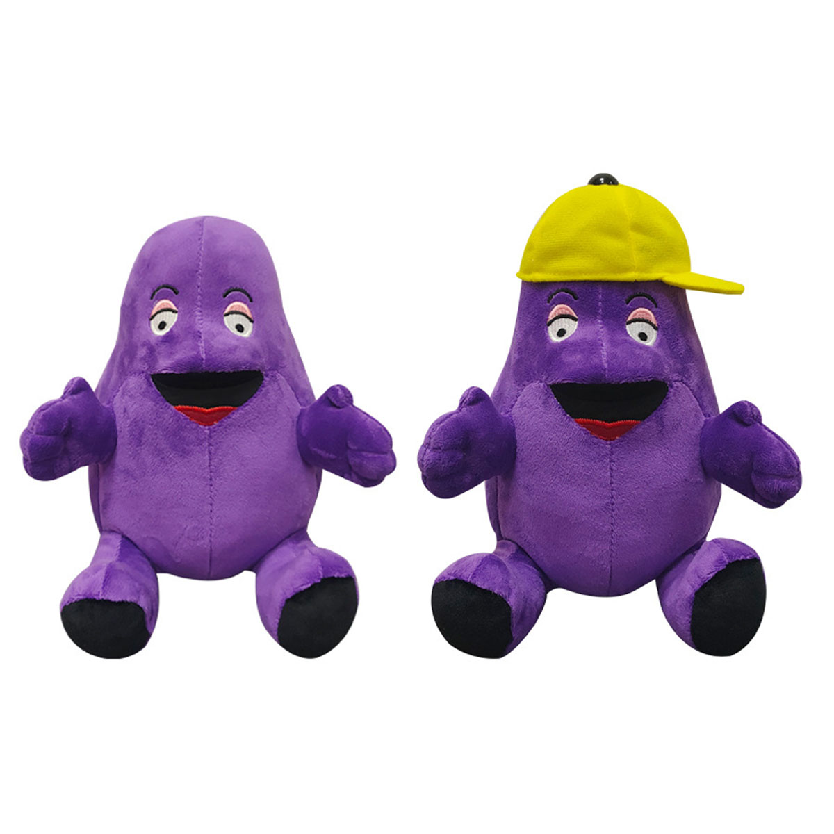 Grimace Shake Killer Purple Milkshake Stuffed Doll Toys
