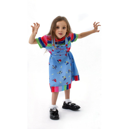 Kids Chucky Season 2 Dress Outfits Halloween Cosplay Costume
