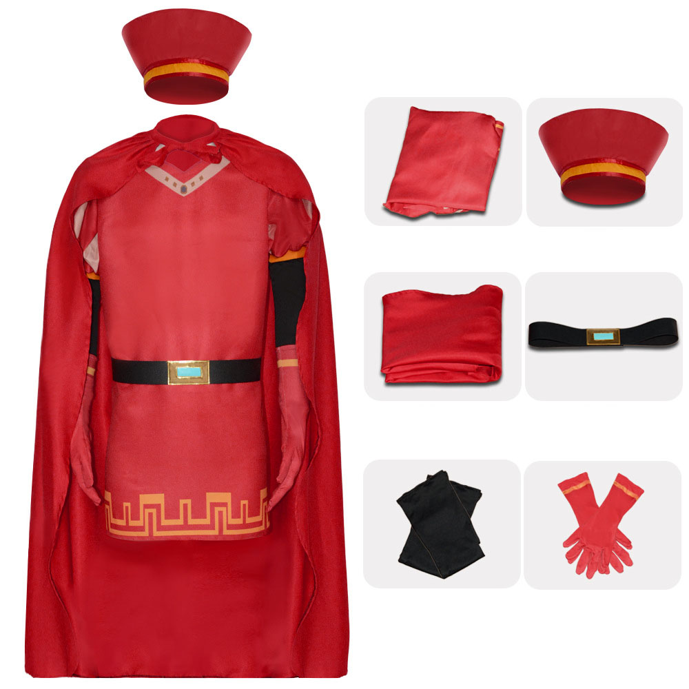 Shrek Lord Farquaad Halloween Cosplay Costume Carnival Outfits Suit Kids Adult