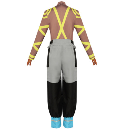 Fire Force Ogun Montgomery Outfits Halloween Cosplay Costume Carnival Suit Adults