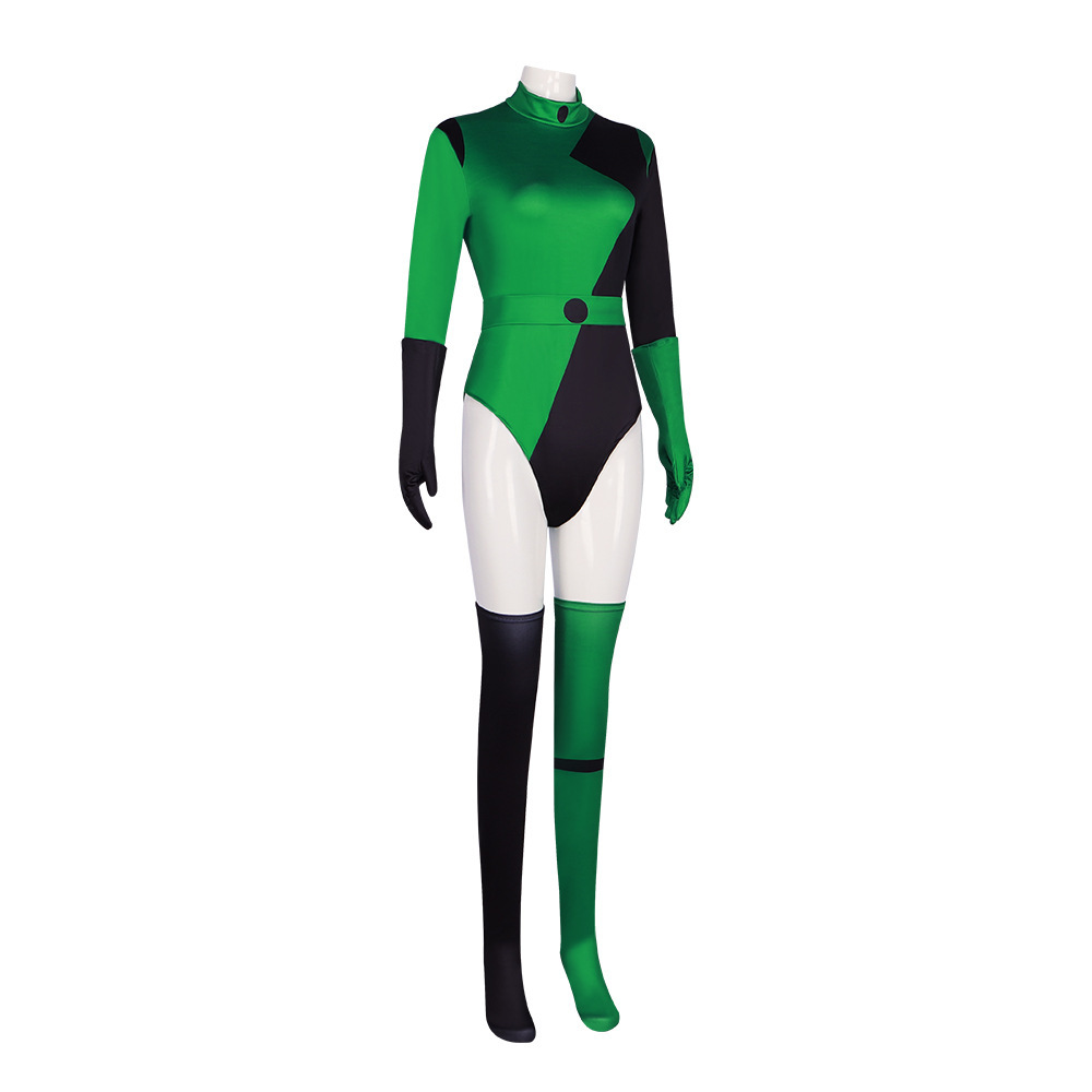 Kim Possible Zentai Jumpsuit Halloween Cosplay Costume Carnival Suit Adults