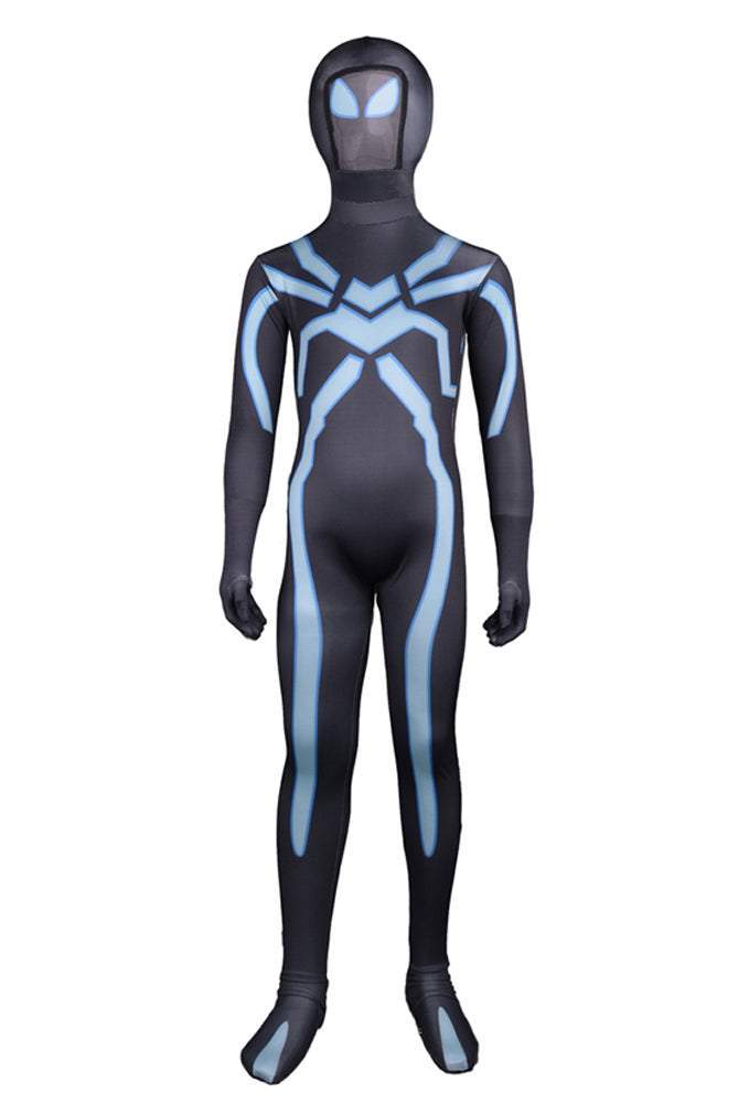 Kids Civil War The Amazing Spiderman 2 Venom Cosplay Costume Zentai