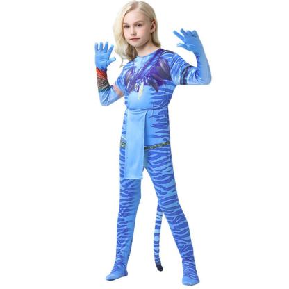 Avatar: The Way of Water Cosplay Costume kids zentai costume jumpsuit