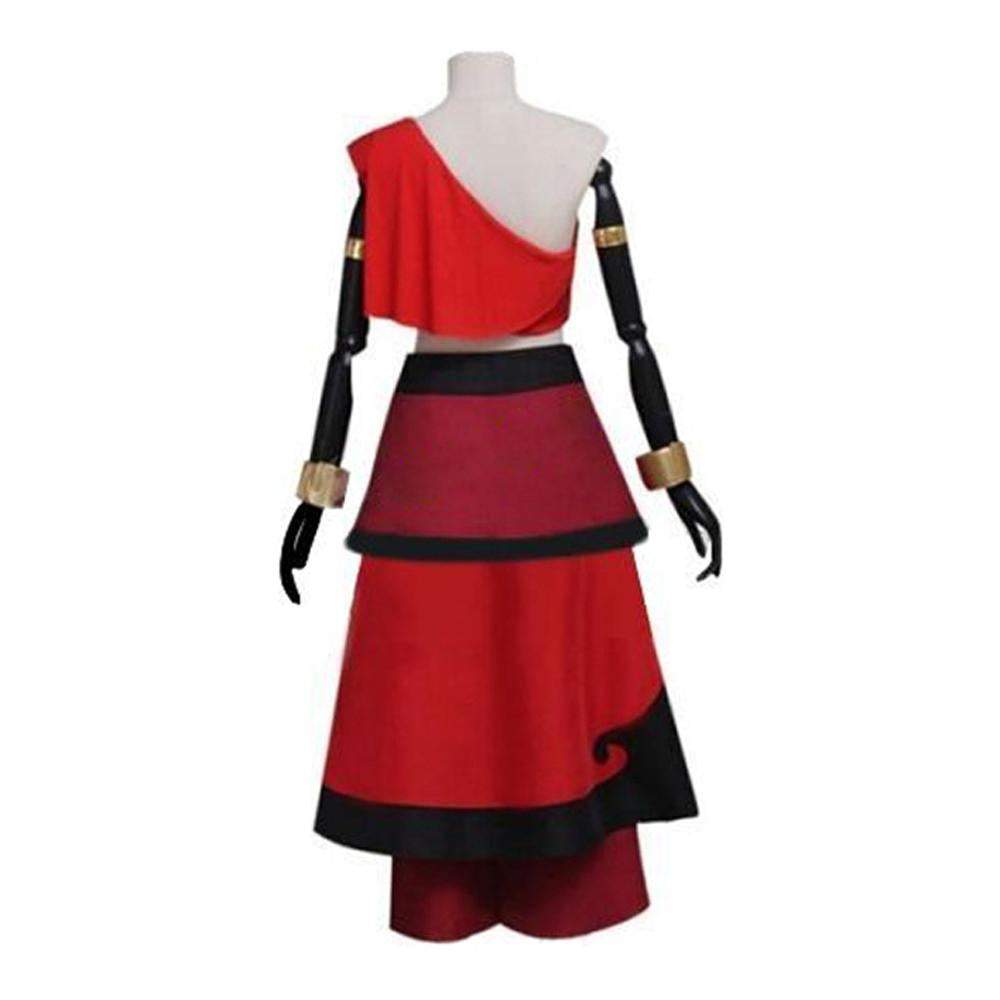 Anime Avatar The Last Airbender Katara Fire Nation Cosplay Costume Halloween Party Outfits Dress For Women-Pajamasbuy