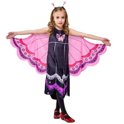 Butterfly Girls Halloween animal children’s day outfit dress up birthday party costume