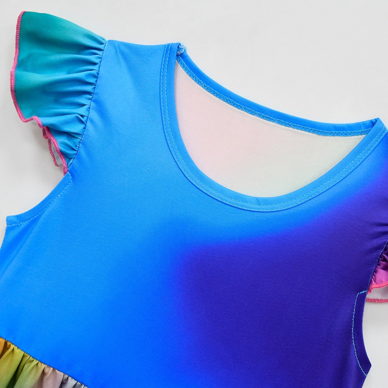 Roblox rainbow friends Costume Cosplay rainbow Monster flying sleeves Dress
